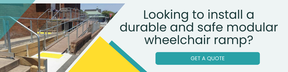 install a durable and safe modular wheelchair ramp